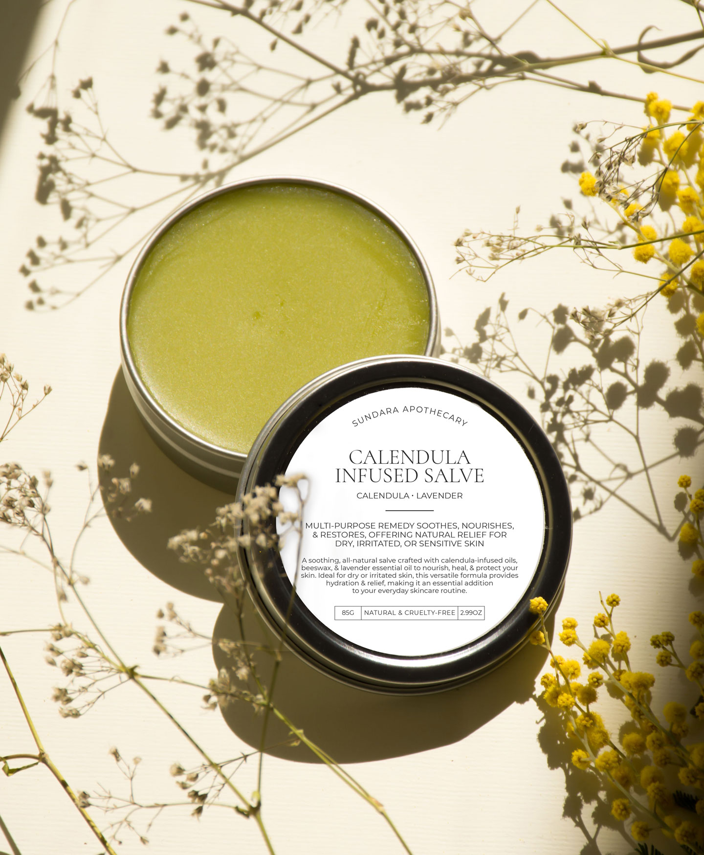 Sundara Calendula Salve with Lavender